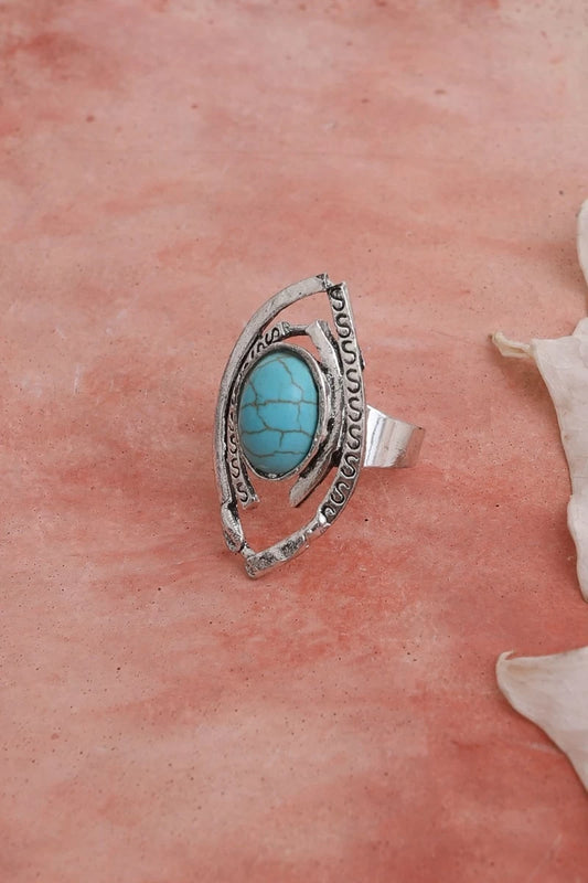 Western Native Turquoise Ring