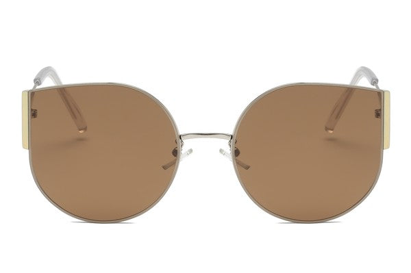 Women Round Cat Eye Sunglasses
