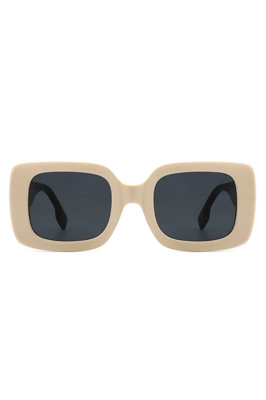 Fashion Sunglasses, Square Retro Flat Top