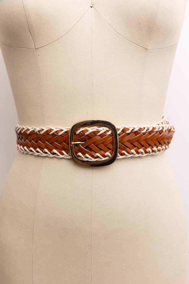 Crochet Trim Braided Belts