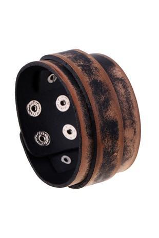 Leather Wide Cuff Bracelet - Tooled Black + Turquoise - Liv Rocks Energy Healing Crystals Shop, Gems + Wholesale Sage